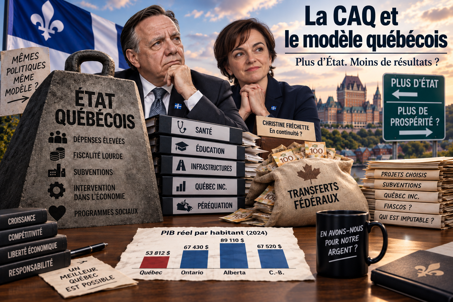 La CAQ et le modèle québécois 1 La CAQ et le modèle québécois