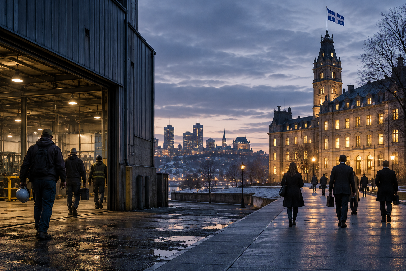 Le Quebec perd des emplois