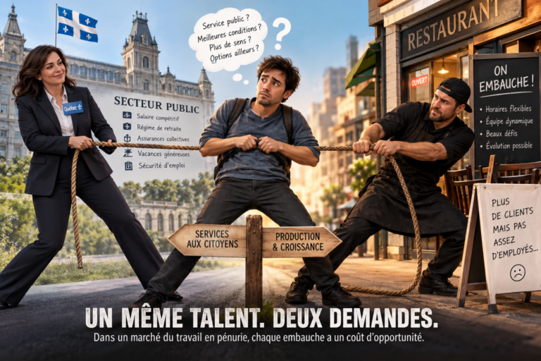Pénurie de main-d'œuvre : l'État québécois a-t-il fait concurrence au secteur privé? 10 Pénurie de main-d'œuvre : l'État québécois a-t-il fait concurrence au secteur privé?