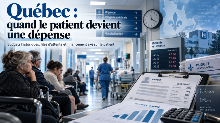 Québec : patient en attente, budget hospitalier et financement axé sur le patient